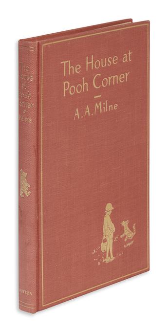 (CHILDRENS LITERATURE.) MILNE, A.A. House at Pooh Corner.
